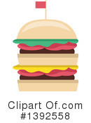 Burger Clipart #1392558 by BNP Design Studio