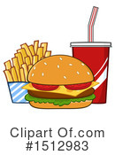 Burger Clipart #1512983 by Hit Toon