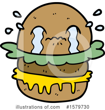Royalty-Free (RF) Burger Clipart Illustration by lineartestpilot - Stock Sample #1579730