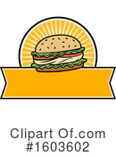 Burger Clipart #1603602 by Vector Tradition SM