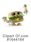 Burger Clipart #1644164 by Steve Young