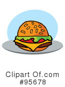 Burger Clipart #95678 by Hit Toon
