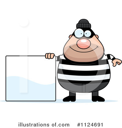 Royalty-Free (RF) Burglar Clipart Illustration by Cory Thoman - Stock Sample #1124691