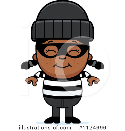 Royalty-Free (RF) Burglar Clipart Illustration by Cory Thoman - Stock Sample #1124696