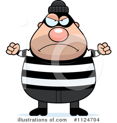 Royalty-Free (RF) Burglar Clipart Illustration by Cory Thoman - Stock Sample #1124704