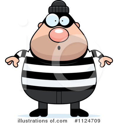 Royalty-Free (RF) Burglar Clipart Illustration by Cory Thoman - Stock Sample #1124709