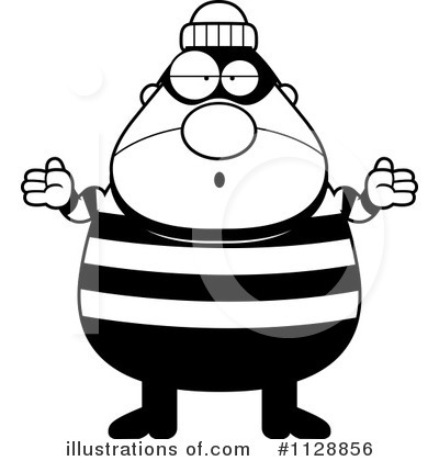 Royalty-Free (RF) Burglar Clipart Illustration by Cory Thoman - Stock Sample #1128856