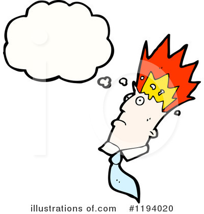 Burning Brain Clipart #1194020 by lineartestpilot