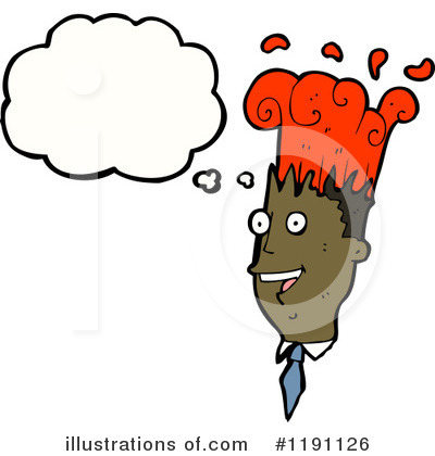 Burning Brain Clipart #1191126 by lineartestpilot