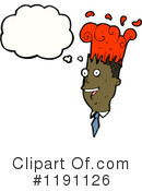 Burning Head Clipart #1191126 by lineartestpilot