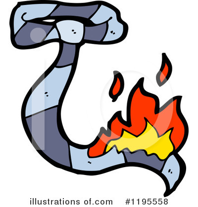 Royalty-Free (RF) Burning Tie Clipart Illustration by lineartestpilot - Stock Sample #1195558
