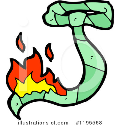 Royalty-Free (RF) Burning Tie Clipart Illustration by lineartestpilot - Stock Sample #1195568