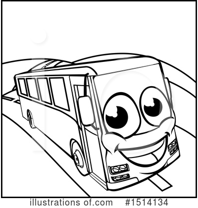 Bus Clipart #1514134 by AtStockIllustration