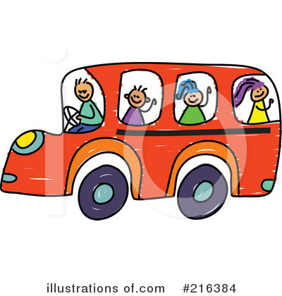 Royalty-Free (RF) Bus Clipart Illustration by Prawny - Stock Sample #216384