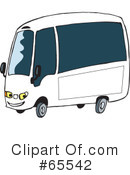 Bus Clipart #65542 by Dennis Holmes Designs
