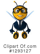 Business Bee Clipart #1293127 by Julos
