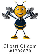 Business Bee Clipart #1302870 by Julos