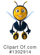 Business Bee Clipart #1302914 by Julos
