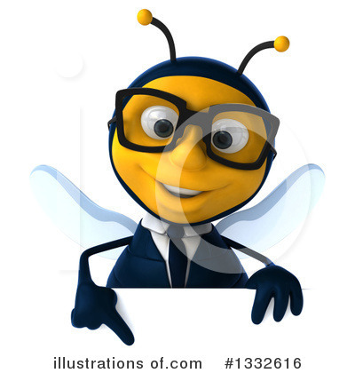 Business Bee Clipart #1332616 by Julos