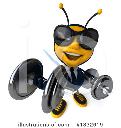 Business Bee Clipart #1332619 by Julos