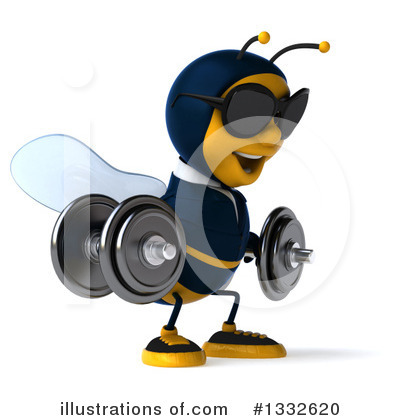 Business Bee Clipart #1332620 by Julos