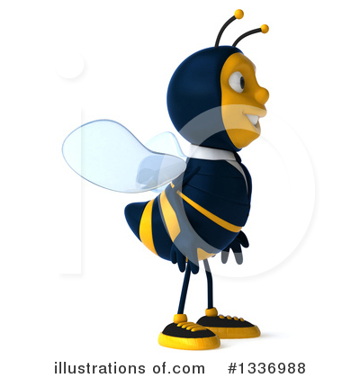 Royalty-Free (RF) Business Bee Clipart Illustration by Julos - Stock Sample #1336988