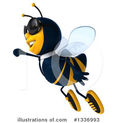 Royalty-Free (RF) Business Bee Clipart Illustration by Julos - Stock Sample #1336993