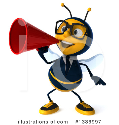 Business Bee Clipart #1336997 by Julos