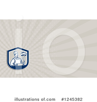 Royalty-Free (RF) Business Card Clipart Illustration by patrimonio - Stock Sample #1245382