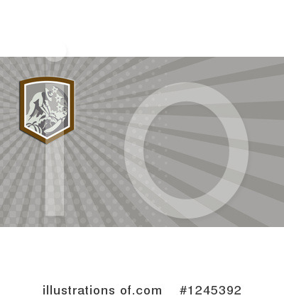 Royalty-Free (RF) Business Card Clipart Illustration by patrimonio - Stock Sample #1245392