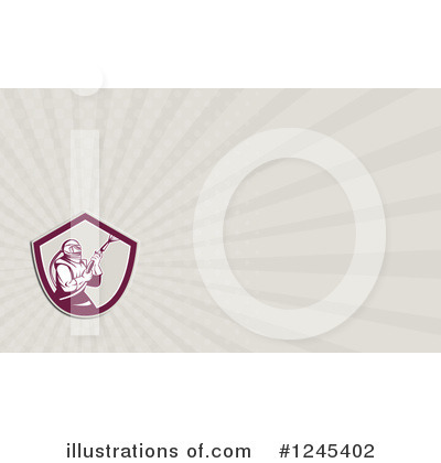 Royalty-Free (RF) Business Card Clipart Illustration by patrimonio - Stock Sample #1245402