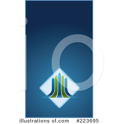 Royalty-Free (RF) Business Card Clipart Illustration by Eugene - Stock Sample #223695