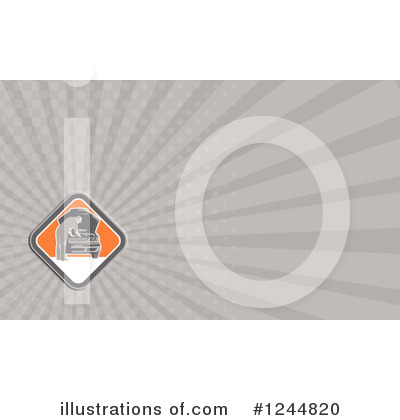 Royalty-Free (RF) Business Card Design Clipart Illustration by patrimonio - Stock Sample #1244820