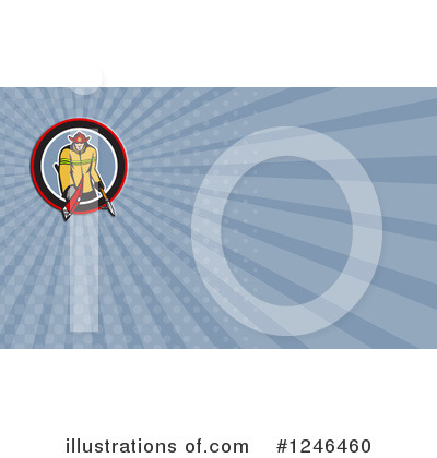Royalty-Free (RF) Business Card Design Clipart Illustration by patrimonio - Stock Sample #1246460