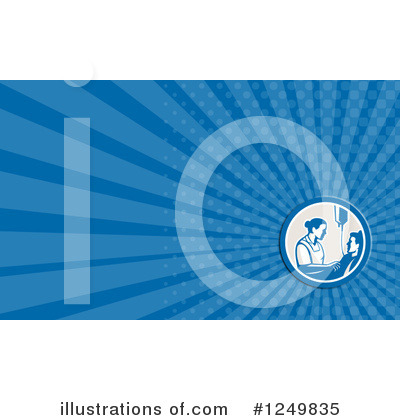 Royalty-Free (RF) Business Card Design Clipart Illustration by patrimonio - Stock Sample #1249835