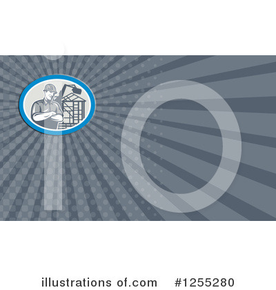 Royalty-Free (RF) Business Card Design Clipart Illustration by patrimonio - Stock Sample #1255280