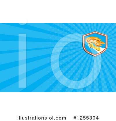 Royalty-Free (RF) Business Card Design Clipart Illustration by patrimonio - Stock Sample #1255304
