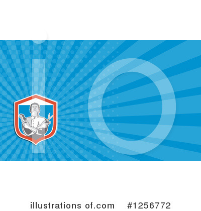 Royalty-Free (RF) Business Card Design Clipart Illustration by patrimonio - Stock Sample #1256772
