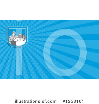 Royalty-Free (RF) Business Card Design Clipart Illustration by patrimonio - Stock Sample #1258161