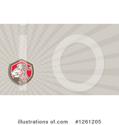 Royalty-Free (RF) Business Card Design Clipart Illustration by patrimonio - Stock Sample #1261205