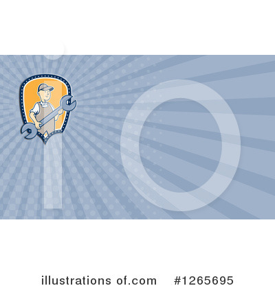 Royalty-Free (RF) Business Card Design Clipart Illustration by patrimonio - Stock Sample #1265695
