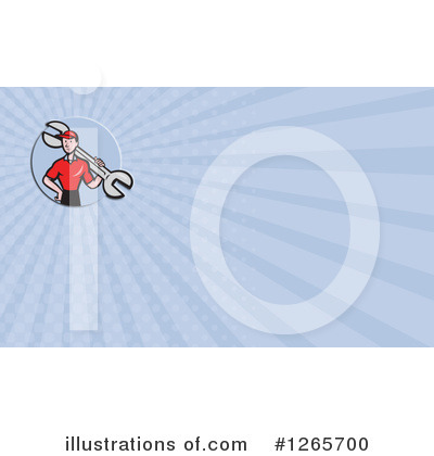 Royalty-Free (RF) Business Card Design Clipart Illustration by patrimonio - Stock Sample #1265700