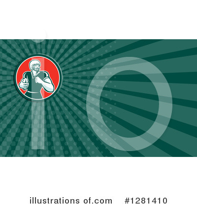 Royalty-Free (RF) Business Card Design Clipart Illustration by patrimonio - Stock Sample #1281410