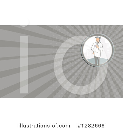 Royalty-Free (RF) Business Card Design Clipart Illustration by patrimonio - Stock Sample #1282666