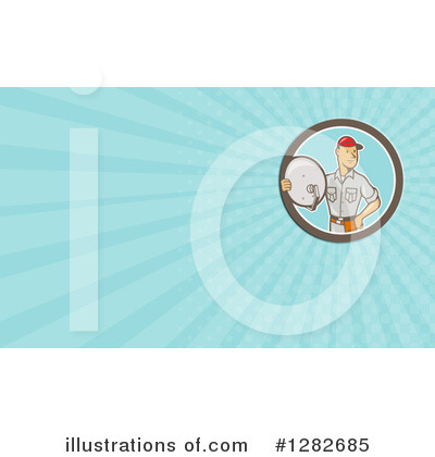 Royalty-Free (RF) Business Card Design Clipart Illustration by patrimonio - Stock Sample #1282685