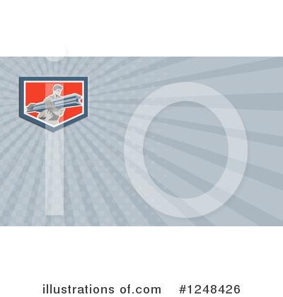Royalty-Free (RF) Business Card Template Clipart Illustration by patrimonio - Stock Sample #1248426
