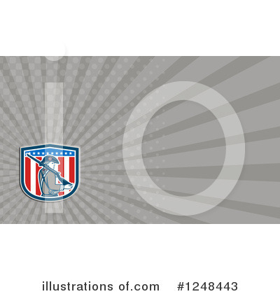 Royalty-Free (RF) Business Card Template Clipart Illustration by patrimonio - Stock Sample #1248443