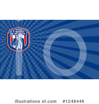 Royalty-Free (RF) Business Card Template Clipart Illustration by patrimonio - Stock Sample #1248446