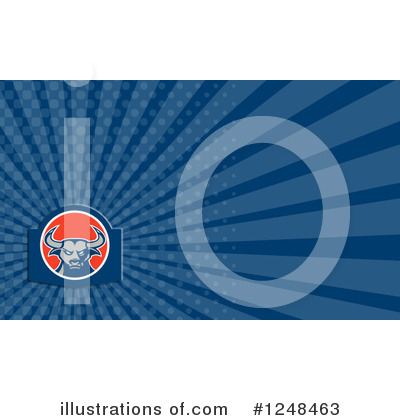 Royalty-Free (RF) Business Card Template Clipart Illustration by patrimonio - Stock Sample #1248463