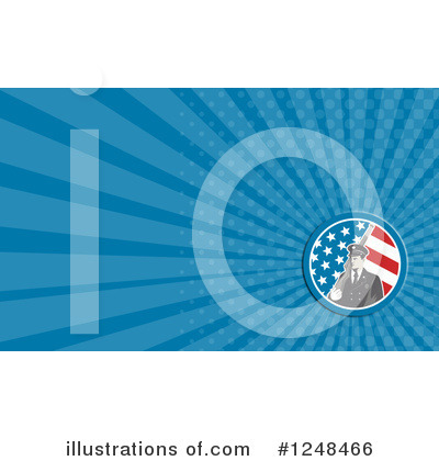 Royalty-Free (RF) Business Card Template Clipart Illustration by patrimonio - Stock Sample #1248466